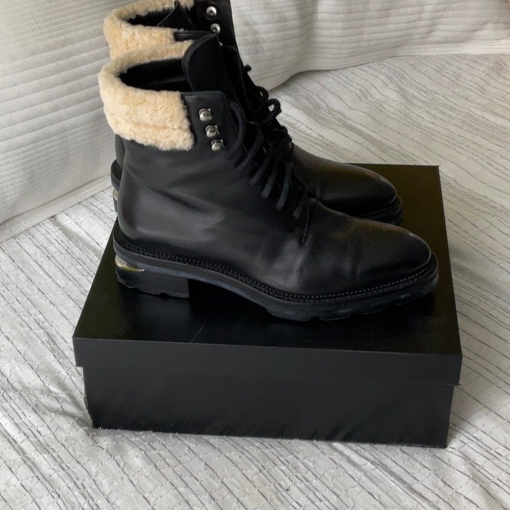 ALEXANDER WANG  Andy Shearling Boots Size 40.5